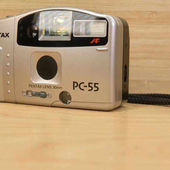 Pentax PC-55 / 35mm Film Point and Shoot Camera / Vintage Compact / Tested - Picture 4 of 7